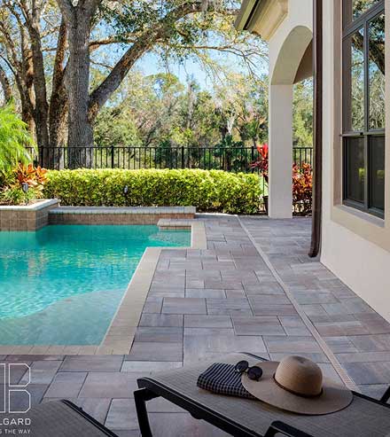 Finished paver project by Alliance Pavers in Central Florida